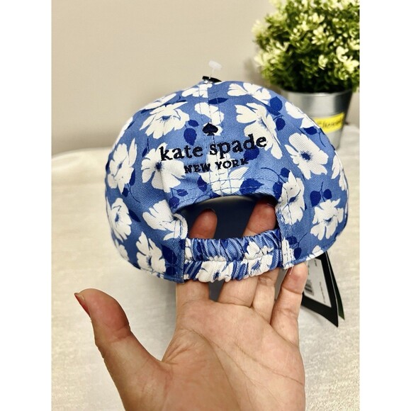 Out of stock Kate Spade Springtime Floral Baseball Cap – Blue Multi NWT main image 11